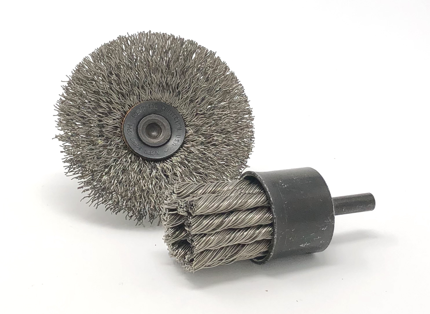 1 X .020 SS KNOT END BRUSH - Knotted Steel Wire